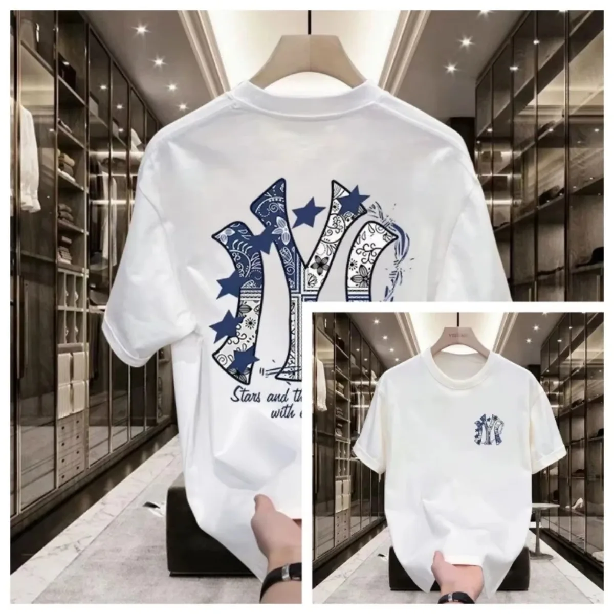 Parade Fashion Street - 남성 프린트 반팔 티셔츠 2026 새로운