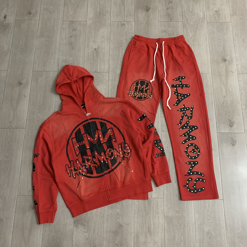 Street Fashion Hoodie - 패션 스트리트 패션 브랜드 HARMONY 후드티와