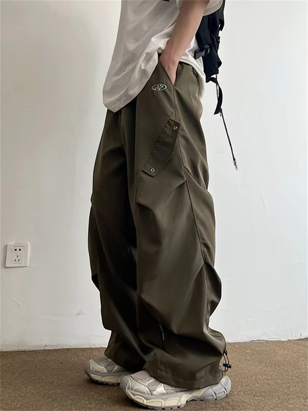 Techwear Pants Tactical - Techwear 낙하산 카고 바지 남성 힙합