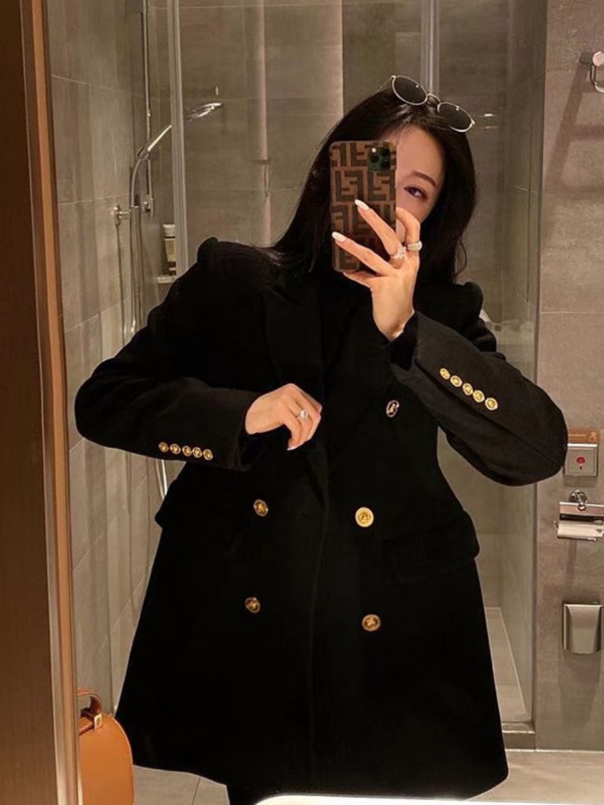 Street Fashion High End - 플러스 사이즈 여성 슬리밍 수트 재킷