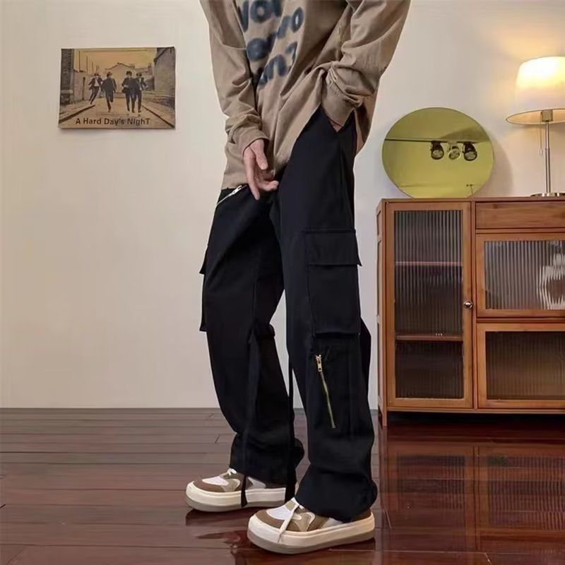 Techwear Pants Tactical - 남성 여름 지퍼 카고 팬츠 스트릿웨어