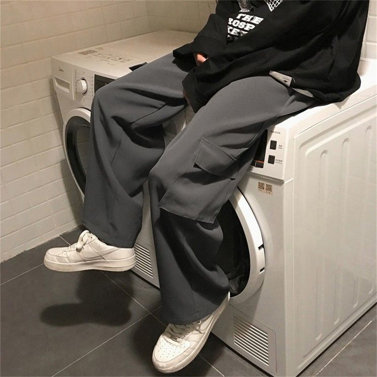 블랙 남성 힙합 카고 바지 캐주얼 여름 솔리드 다중 포 - Techwear Pants Tactical 리뷰 및 가격
