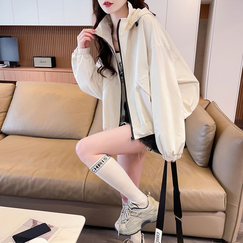 패션 숏 후드 여성 재킷 2026 신상 봄 핑크 루즈핏 - Italy Fashion Street 리뷰 및 가격