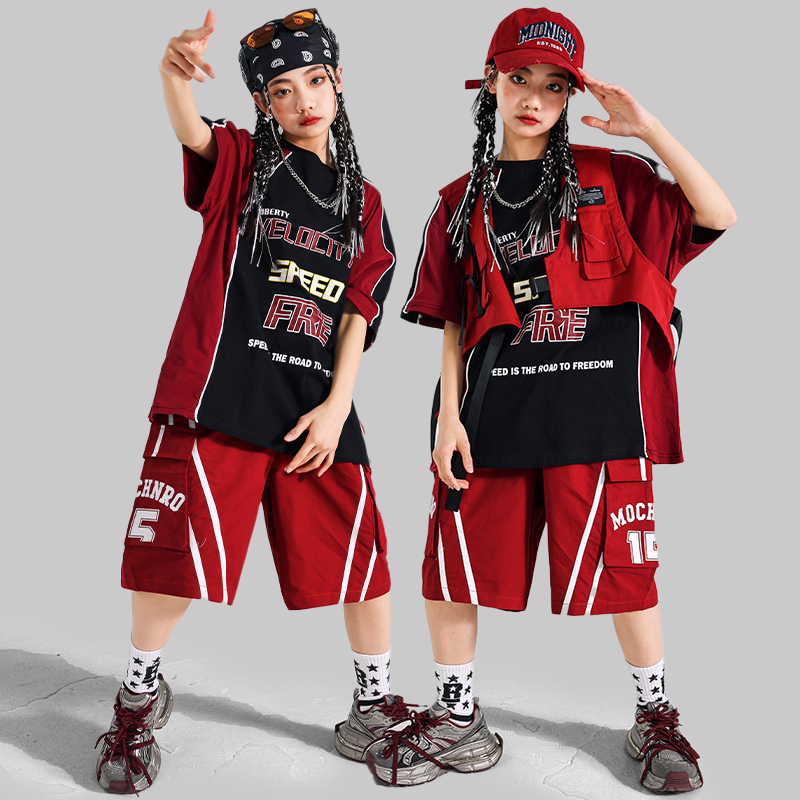 십대 패션 힙합 재즈 댄스 의상 티셔츠 반바지 의류 세 - Street Fashion Clothing 리뷰 및 가격