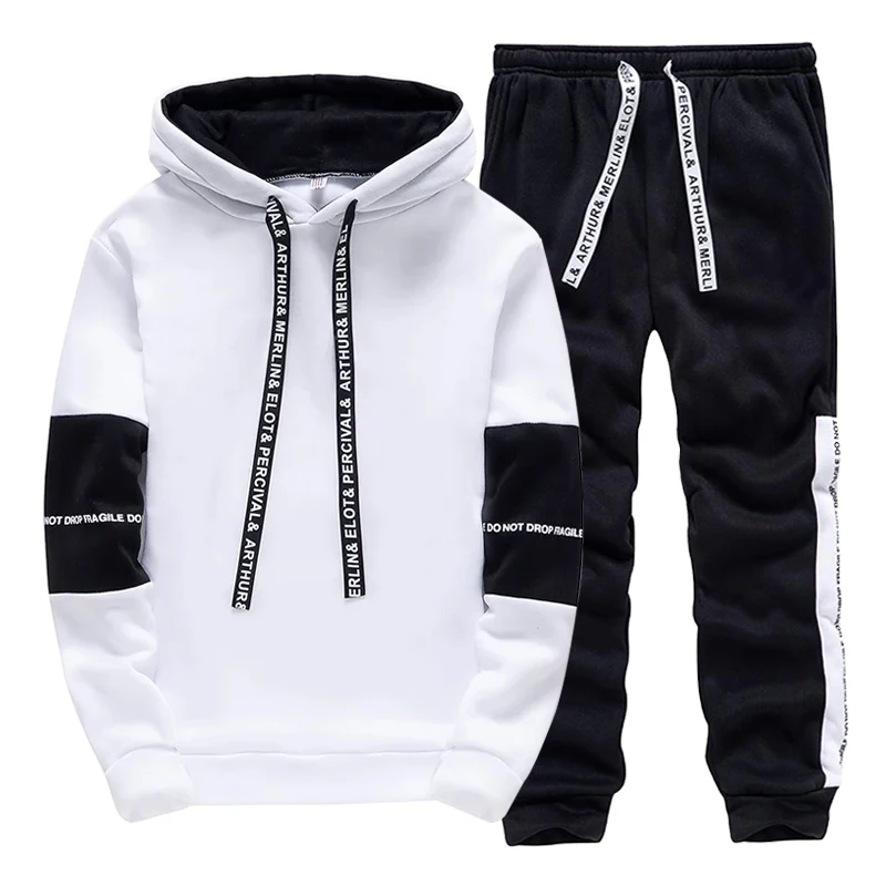 남성용 트랙수트 캐주얼 후드 스웨트셔츠 야외 스포츠 조 - Street Fashion Hoodie 리뷰 및 가격
