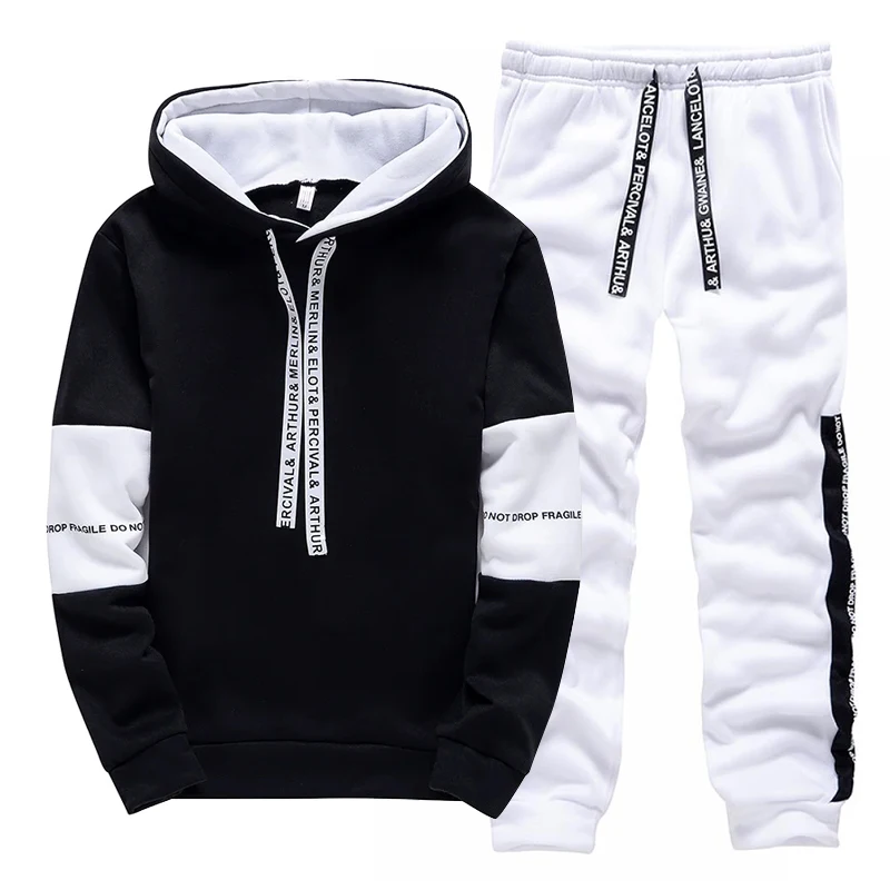남성용 트랙수트 캐주얼 후드 스웨트셔츠 야외 스포츠 조 - Street Fashion Hoodie 리뷰 및 가격
