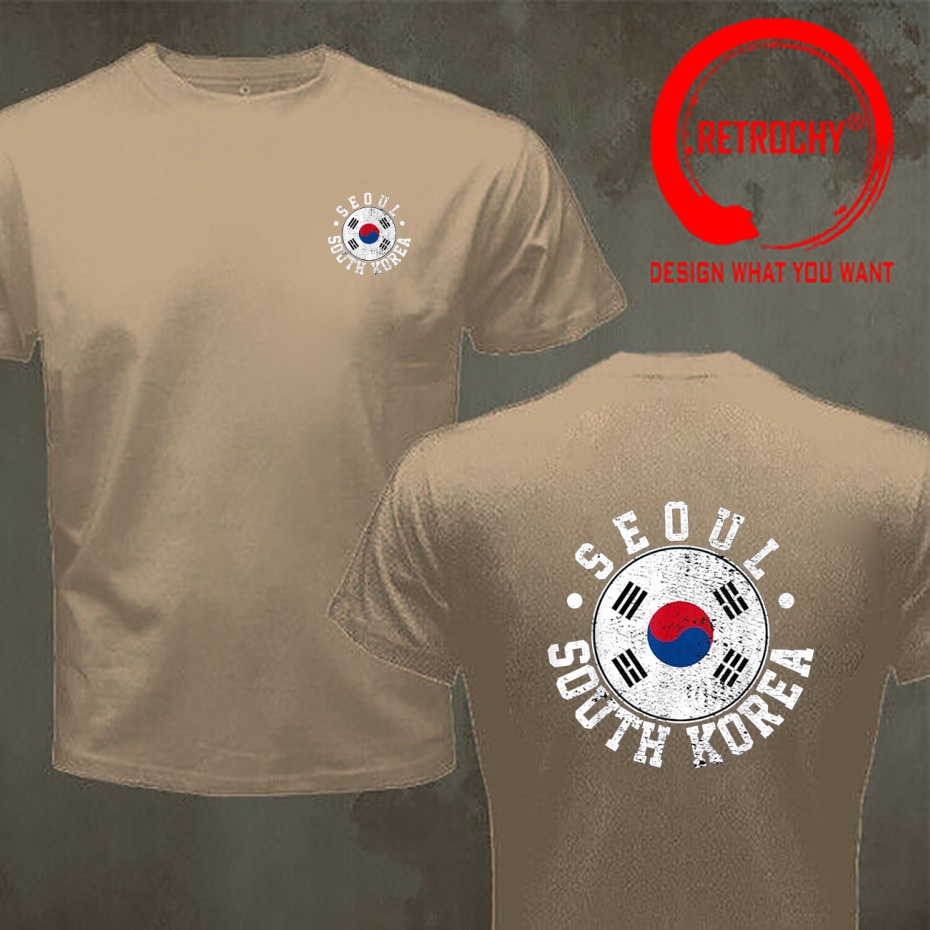 재미있는 디자인 빈티지 디스트레스드 서울 한국 셔츠 남 - Street Fashion Of Seoul 리뷰 및 가격