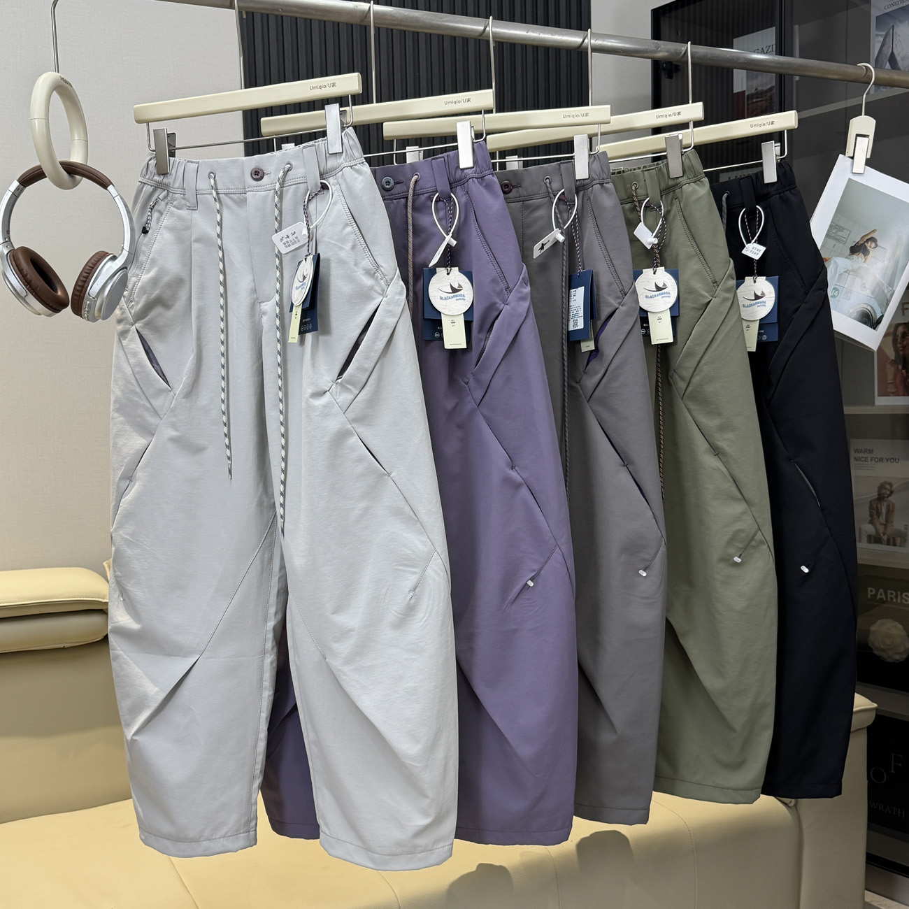 남녀 공용 경량 방수 속건 아웃도어 스포츠 하이킹 루즈 - Techwear Pants Tactical 리뷰 및 가격