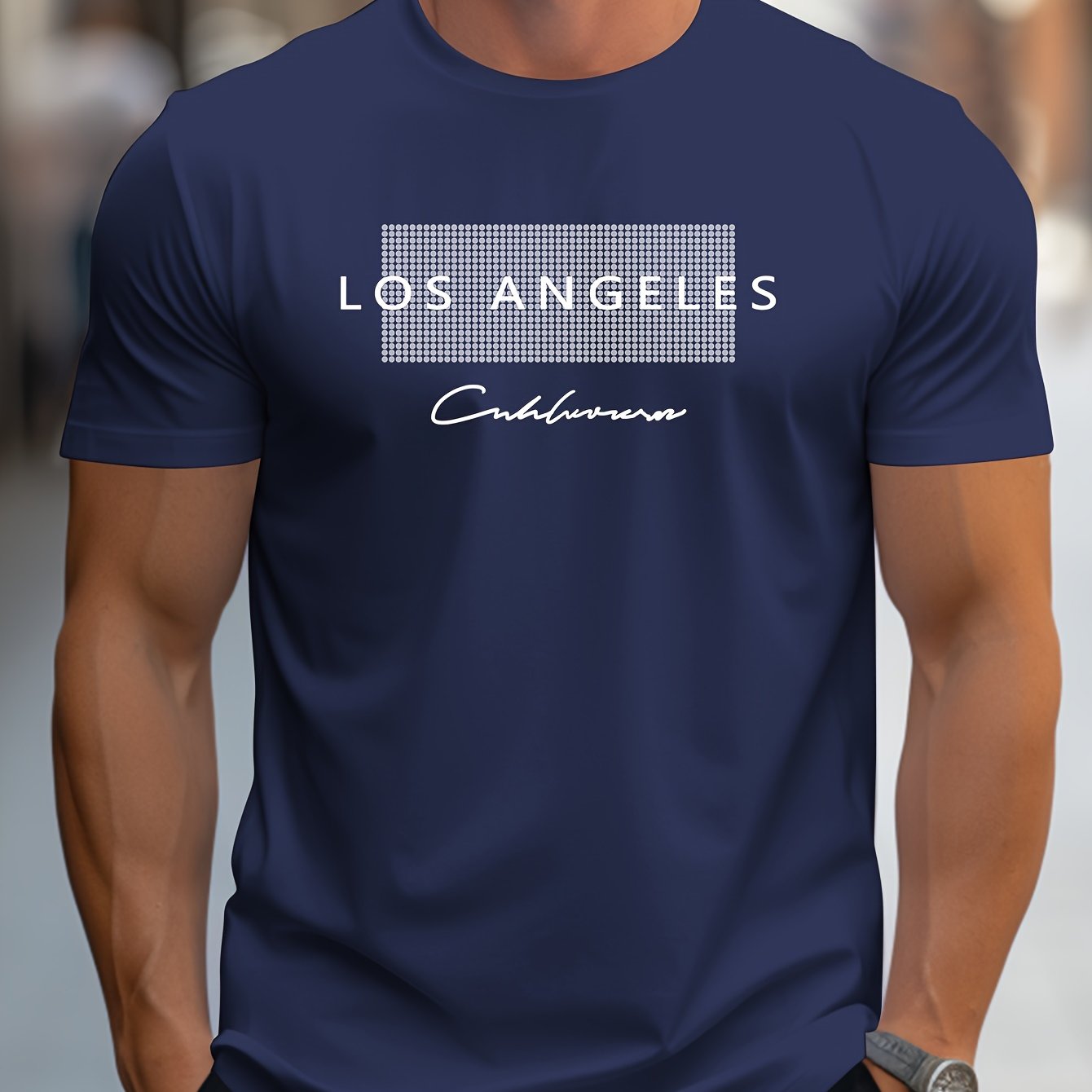 로스앤젤레스 패턴 3D 프린트 스포츠 퀵드라이 브레타  - Street Fashion Los Angeles 리뷰 및 가격