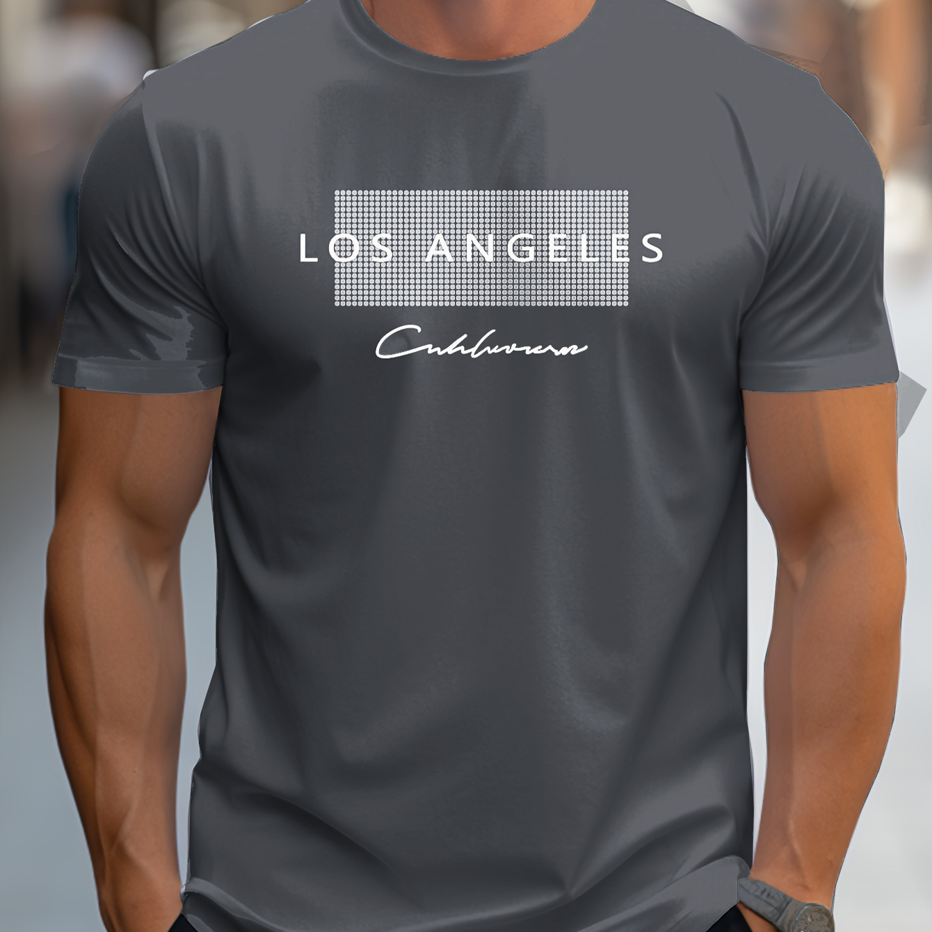 로스앤젤레스 패턴 3D 프린트 스포츠 퀵드라이 브레타  - Street Fashion Los Angeles 리뷰 및 가격