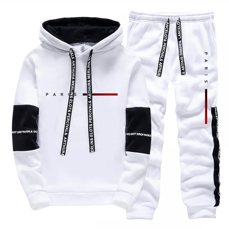 파리 패션 후디 스트리트웨어 남성 세트 후드 스웨트셔츠 - Street Fashion Art 리뷰 및 가격