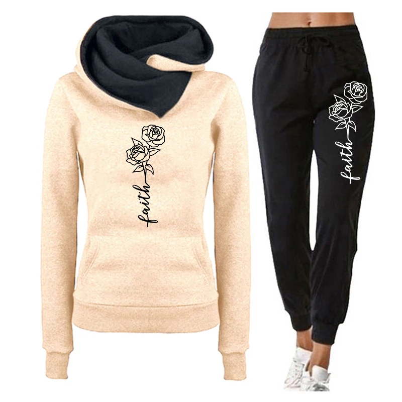 캐주얼 여성용 후드티 트랙수트 프린트 스웨트셔츠 야외  - Street Fashion Hoodie 리뷰 및 가격