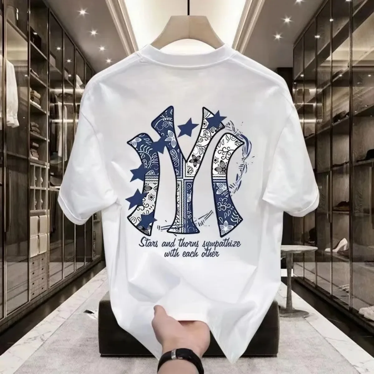 남성 프린트 반팔 티셔츠 2026 새로운 트렌드 - 편 - Parade Fashion Street 리뷰 및 가격