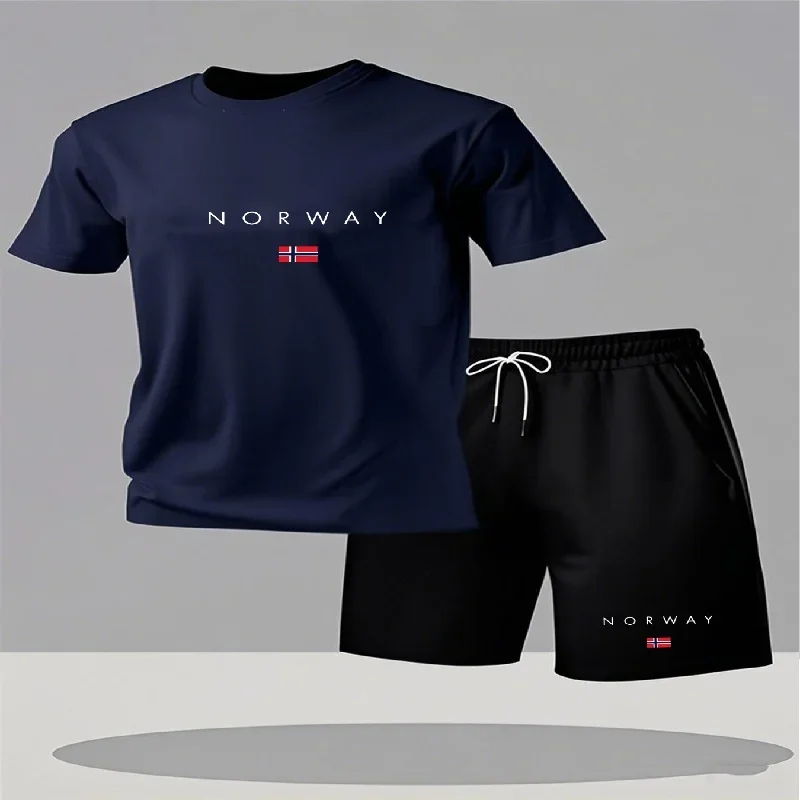 2026 신상 남성 캐주얼 반팔 반바지 투피스 세트 도 - Street Summer Fashion 리뷰 및 가격