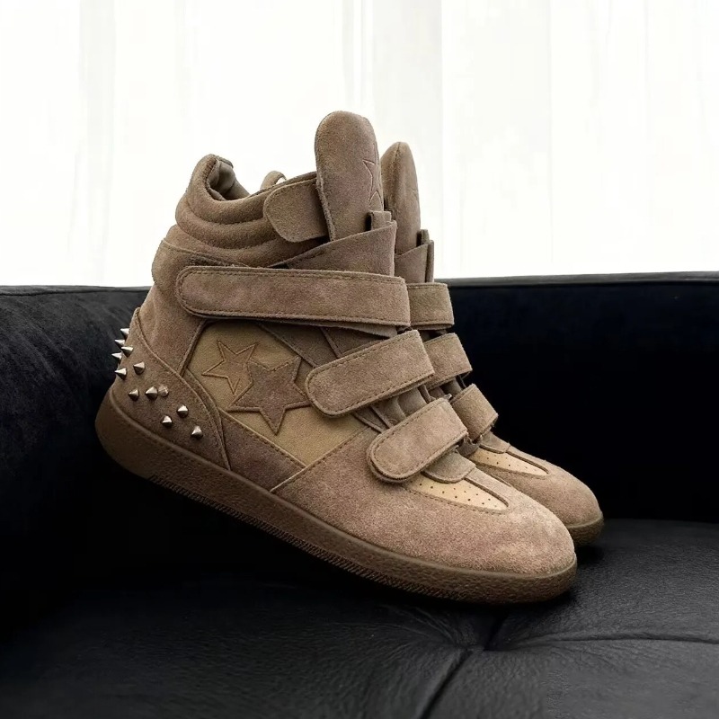 여성 럭셔리 디자이너 앵클 부츠 하이탑 캐주얼 플랫 솔 - Street Fashion High End 리뷰 및 가격