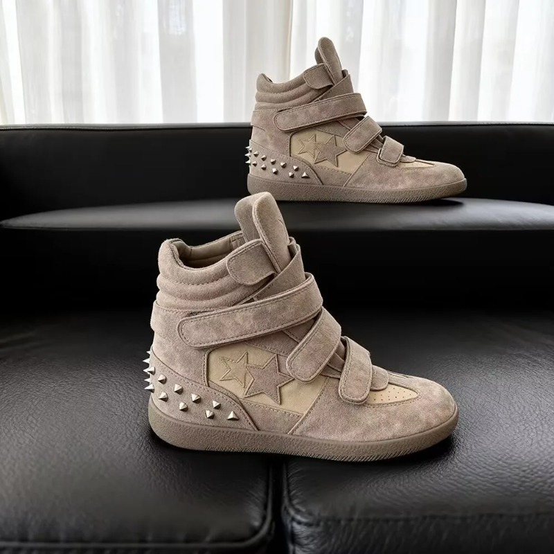 여성 럭셔리 디자이너 앵클 부츠 하이탑 캐주얼 플랫 솔 - Street Fashion High End 리뷰 및 가격