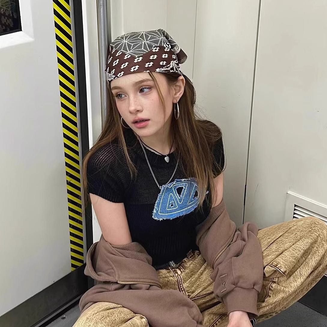 레트로 아메리칸 스타일 헤드스카프 헤어밴드 장식 트렌디 - Girl Fashion Street 리뷰 및 가격
