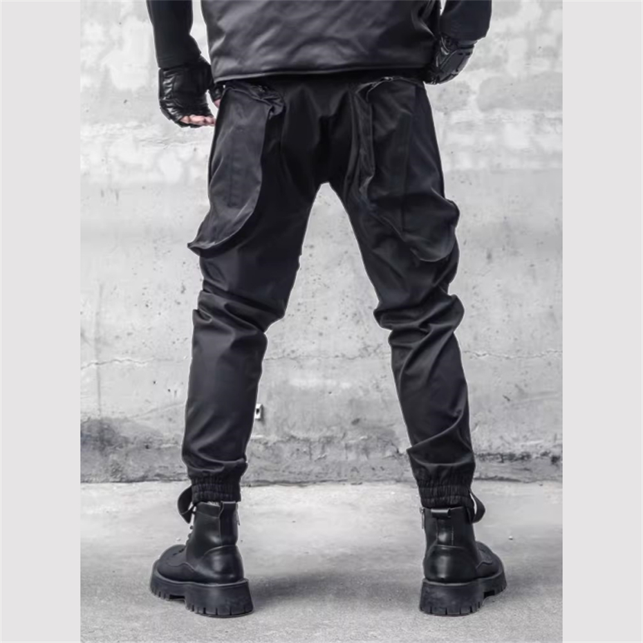 남성용 Y2K 카고 바지, 지퍼 포켓 전술 테크웨어,  - Techwear Pants Tactical 리뷰 및 가격