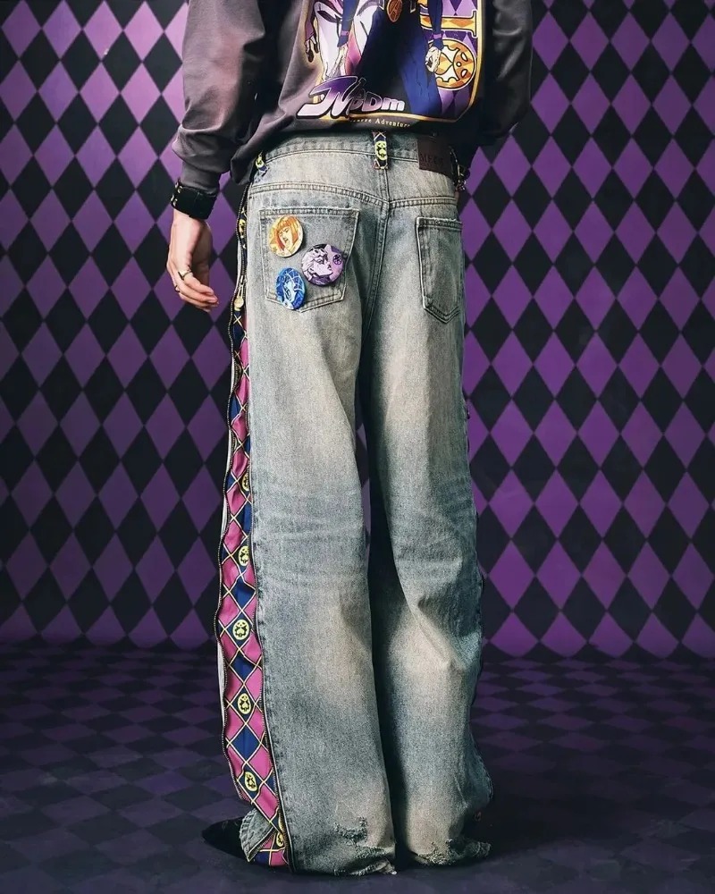 Y2K 스트리트웨어 남성 힙합 하라주쿠 2피스 세트 애 - Street Fashion Art 리뷰 및 가격
