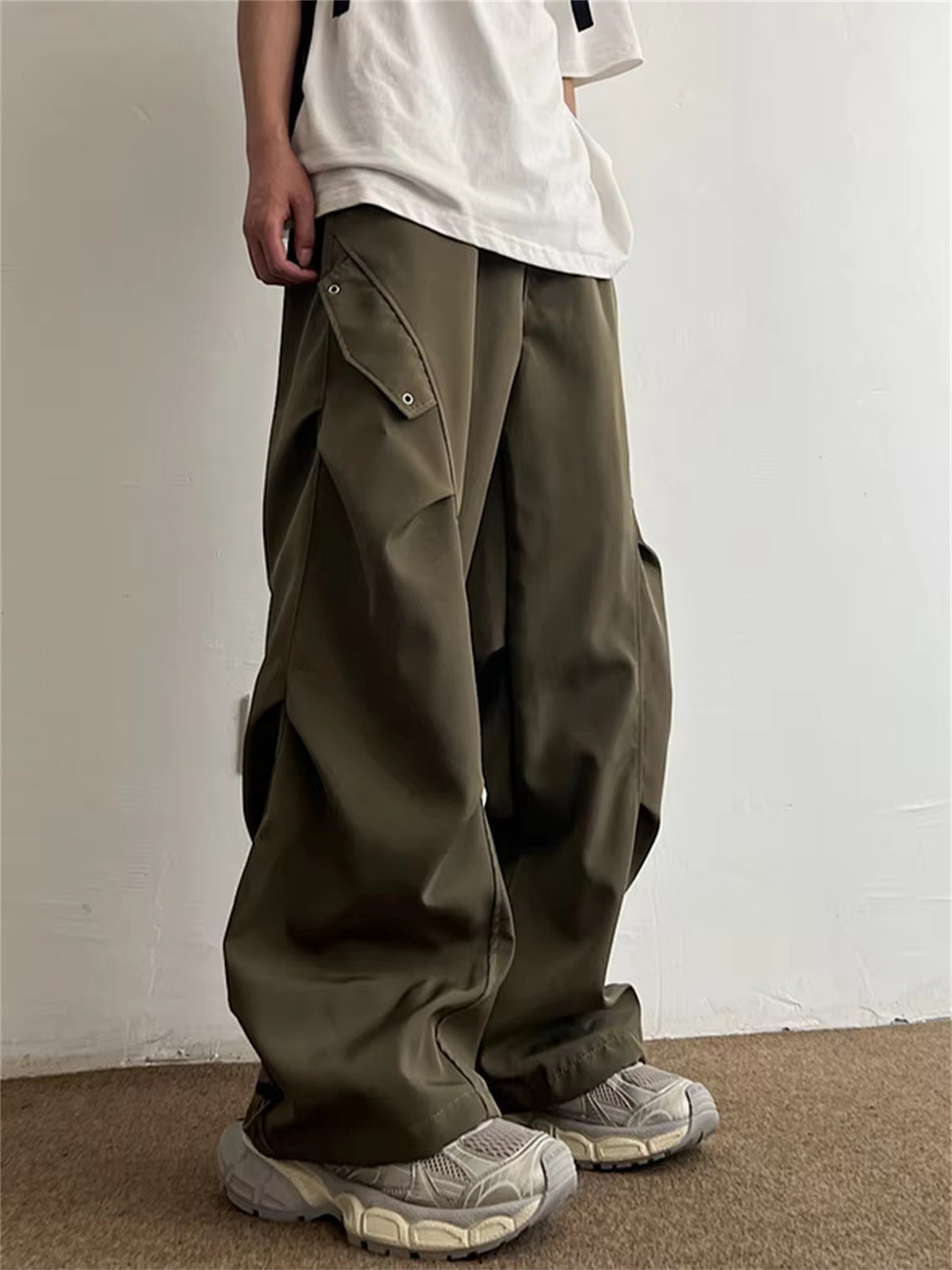 Techwear 낙하산 카고 바지 남성 힙합 와이드 레 - Techwear Pants Tactical 리뷰 및 가격