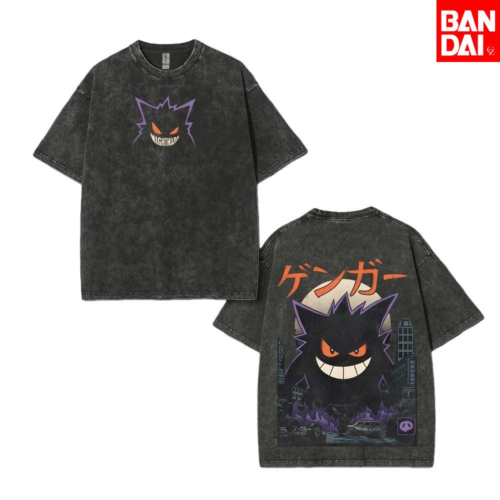 포켓몬 Gastly Haunter Gengar T 셔츠 - Street Fashion In Japan 리뷰 및 가격