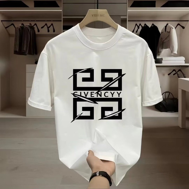 2026 남성용 GIVENCY 브랜드 로고 프린트 티셔 - Street Fashion Brand Logo 리뷰 및 가격