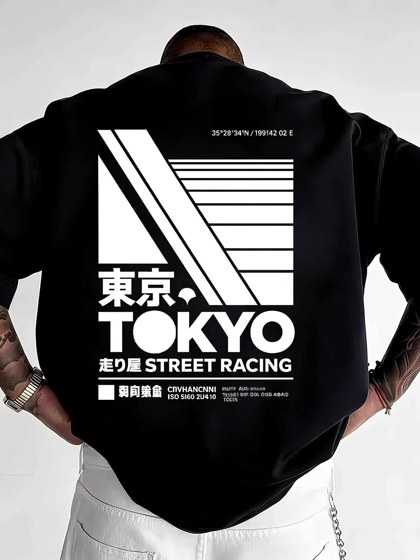 일본 도쿄 스트리트 스타일 프린트 티셔츠 Y2K 스트리 - Street Fashion Tokyo 리뷰 및 가격