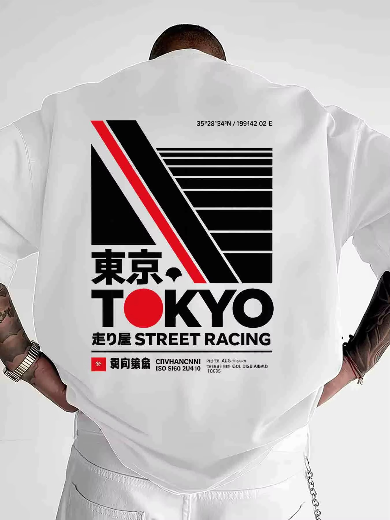일본 도쿄 스트리트 스타일 프린트 티셔츠 Y2K 스트리 - Street Fashion Tokyo 리뷰 및 가격