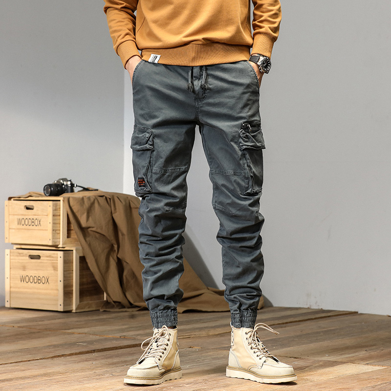 CAAYU-캐주얼 멀티 포켓 카고 팬츠 남성용, 조깅  - Techwear Pants Tactical 리뷰 및 가격