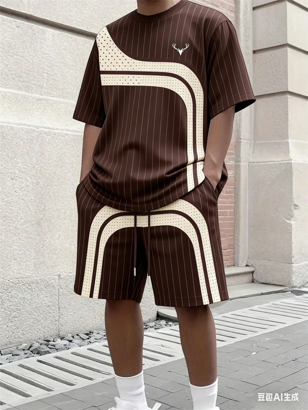 패션 여름 남성 스트라이프 프린트 편안한 통기성 라운드 - Street Fashion Clothing 리뷰 및 가격